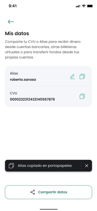 Mis datos
